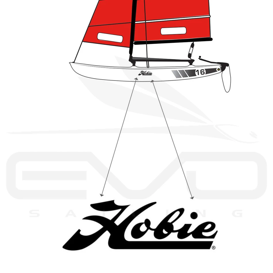 Autocollant De Coque "Hobie" 3 Autocollant De Coque "Hobie"